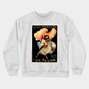 Folies Bergere LA LOIE FULLER Paris Cabaret Music Hall Dance Vintage French Crewneck Sweatshirt